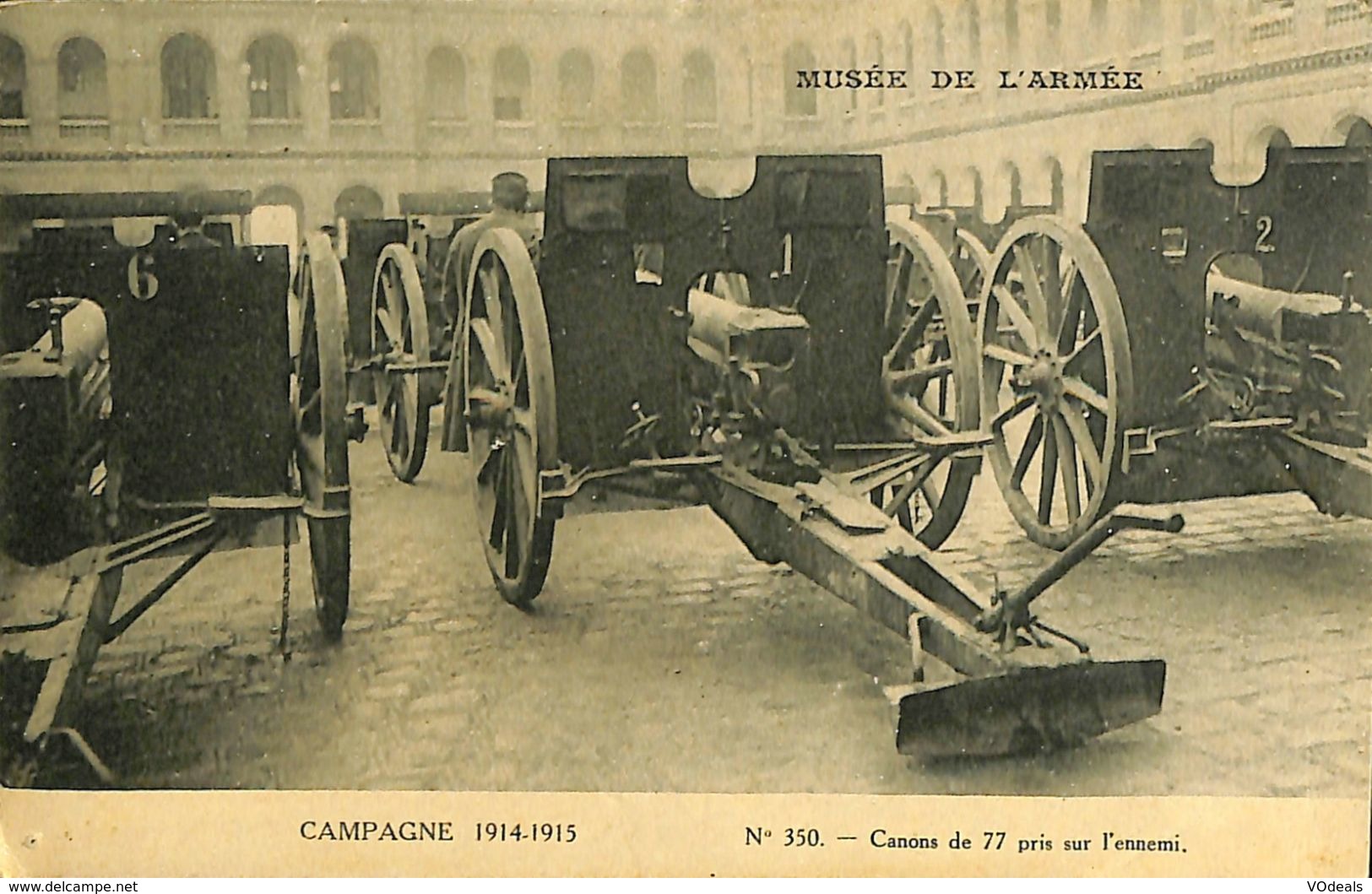 029 551 - CPA - Militaria - Canon De 77 Pris à L'ennemi - Matériel