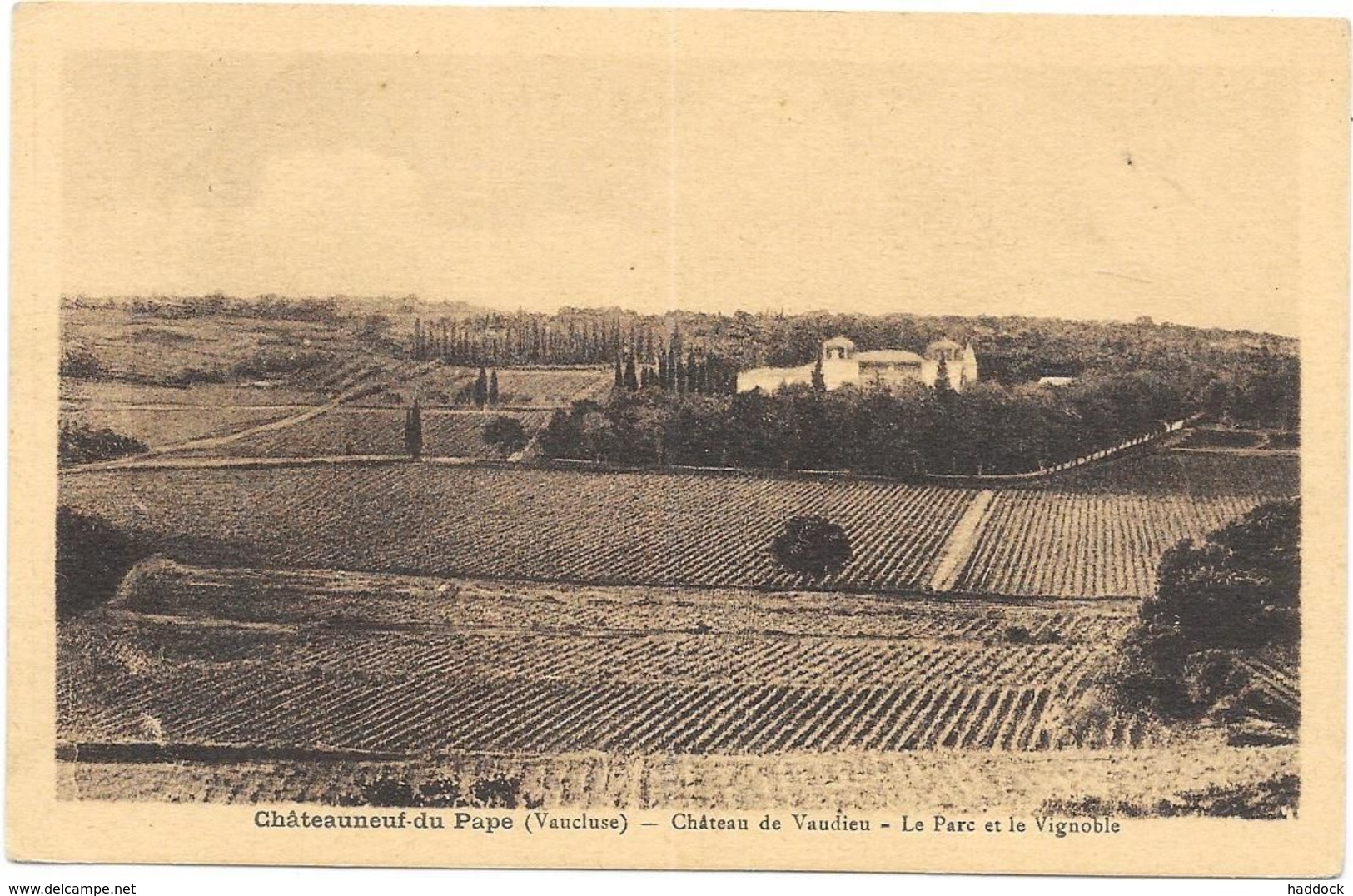 CHATEAUNEUF DU PAPE : CHATEAU DE VAUDIEU - Chateauneuf Du Pape