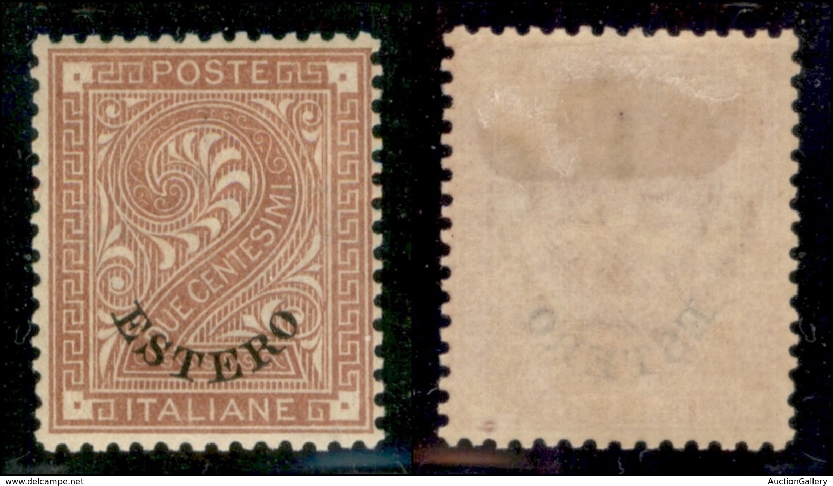 1878 - 2 Cent Cifra (2) - Gomma Originale - Ottimamente Centrato - Autres & Non Classés