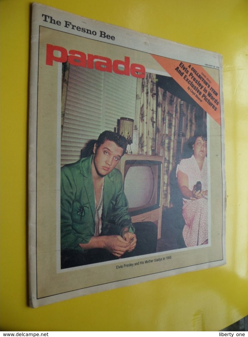 A Collector's Item ELVIS PRESLEY By Lloyd Shearer > PARADE - The FRESNO BEE 1978 > ( See / Voir SCANS ) ! - Musica