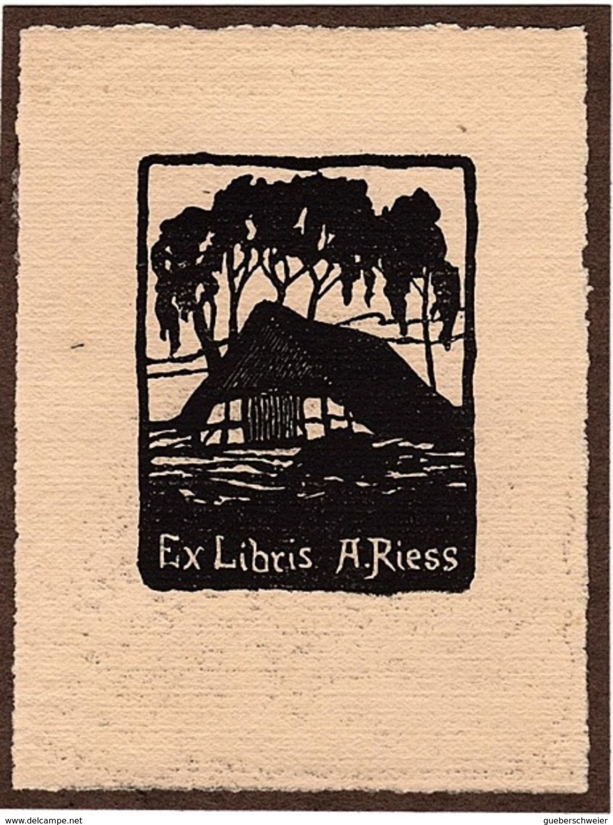 EX LIBRIS A. RIESS - Ex-libris