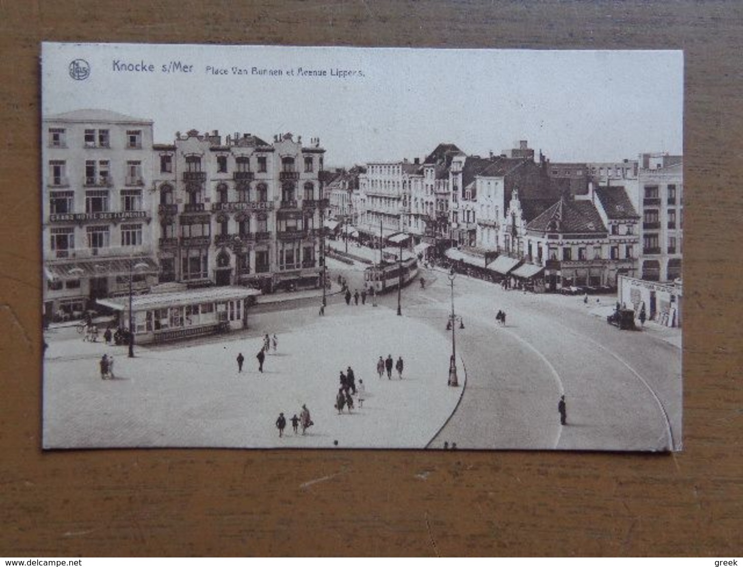 Knokke Aan Zee, Knocke Sur Mer / Place Van Bunnen Et Avenue Lippens (met TRAM) 1929 - Knokke