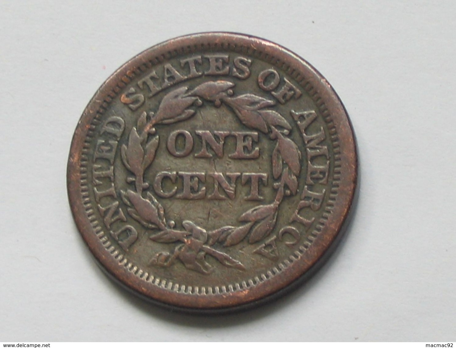 1 One Cent 1854 - BRAIDED HAIR - United States Of America  **** EN ACHAT IMMEDIAT **** - 1840-1857: Braided Hair