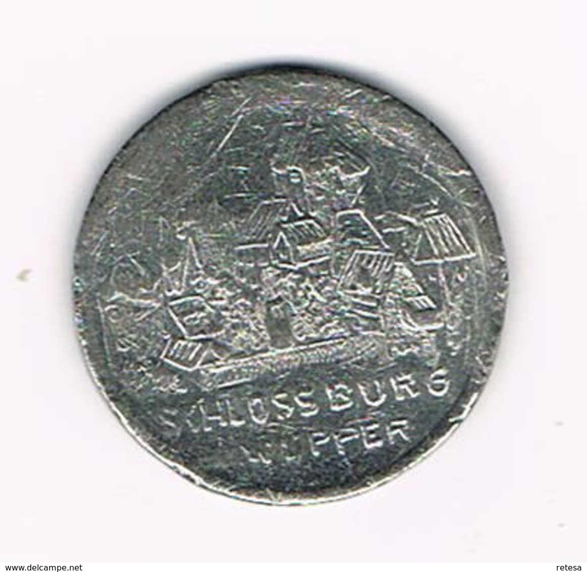//  PENNING  ENGELBERT II - SCHLOSSBURG A.d. WUPPER - Souvenirmunten (elongated Coins)