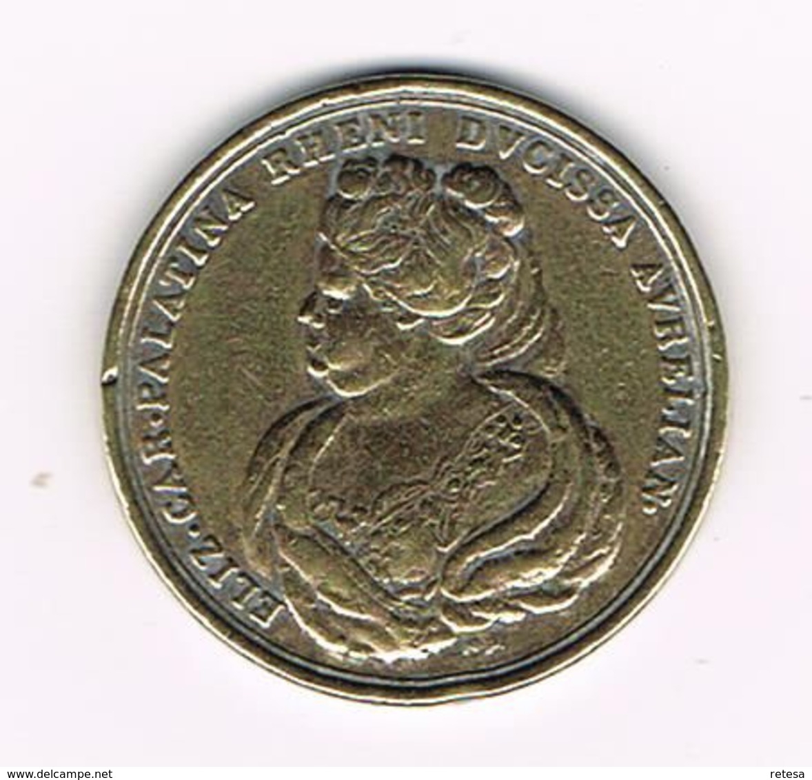 //  PENNING  ELIZ CAR.PALATINA RHENI AVRELIAN - WANDER GROSCHEN 1996 - Elongated Coins