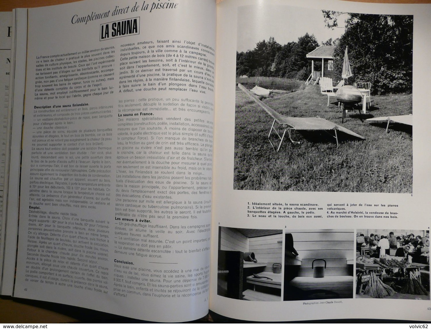 Plaisir de france 1966 maison campagne delorme biraud renaud robin clavé la risle giverny orgeval sauna la breteche