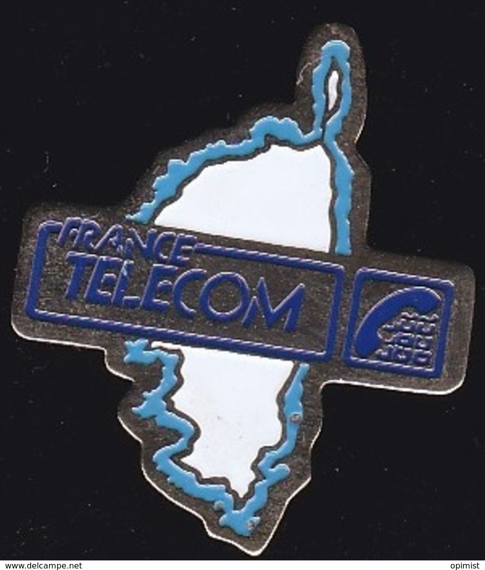 65952- Pin's- France-telecom.Orange.Telephone.Corse. - Telecom De Francia