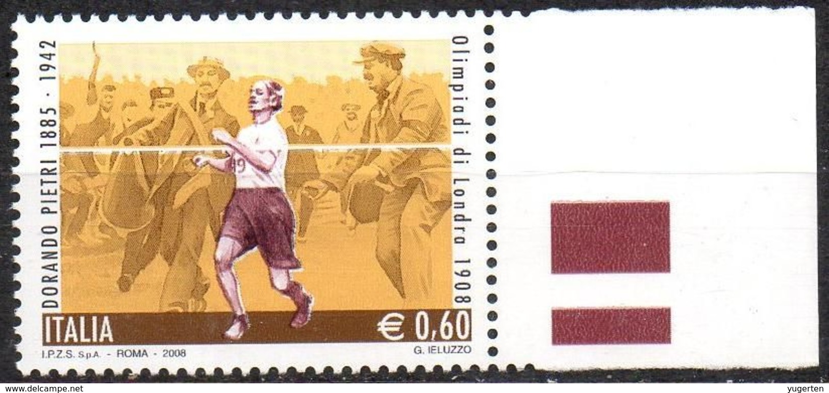 ITALY ITALIA 2007 - 1v - MNH - London Olympics 1908 "Dorando Pietri" - Marathon - Olympic Maratón - Olympische Spiele - Ete 1908: Londres