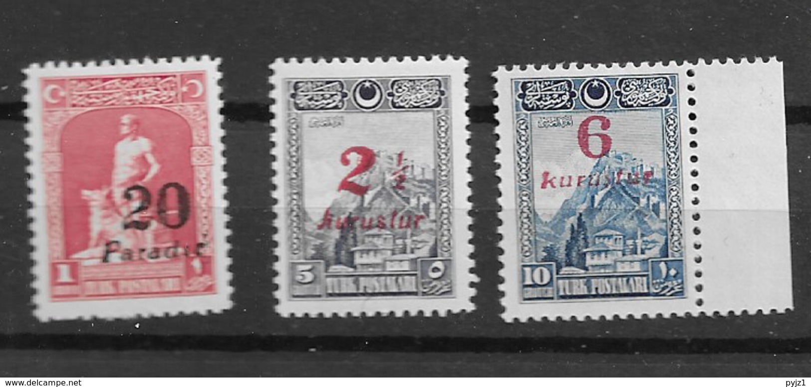 1929 MH Turkey Mi 882-4 - Ungebraucht