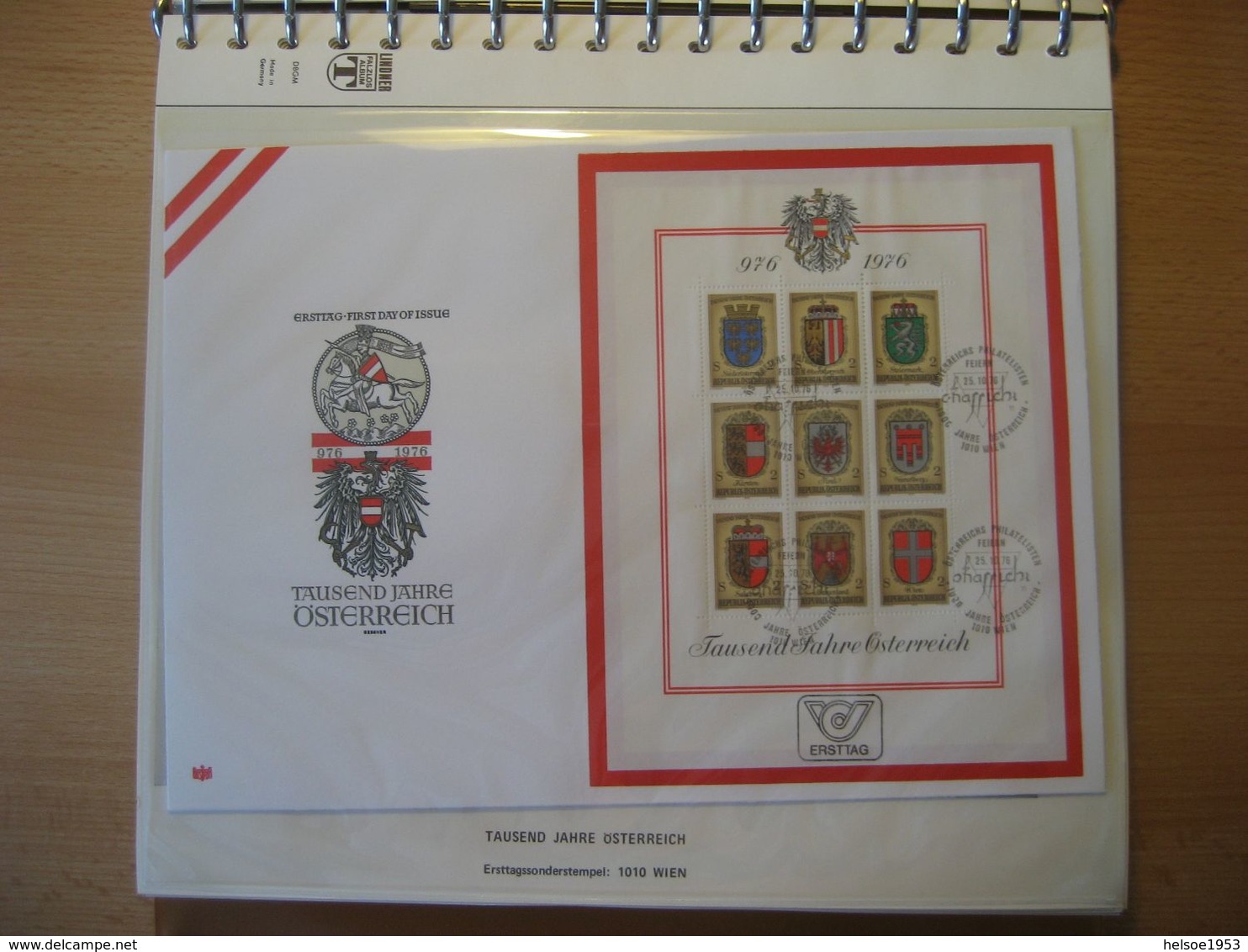 Österreich 1976- 1000 Jahre Österreich Dokumentiert In Blocks, Kuverts Und Marken Mit Sonderstempel Aller 9 Bundesländer - Verzamelingen