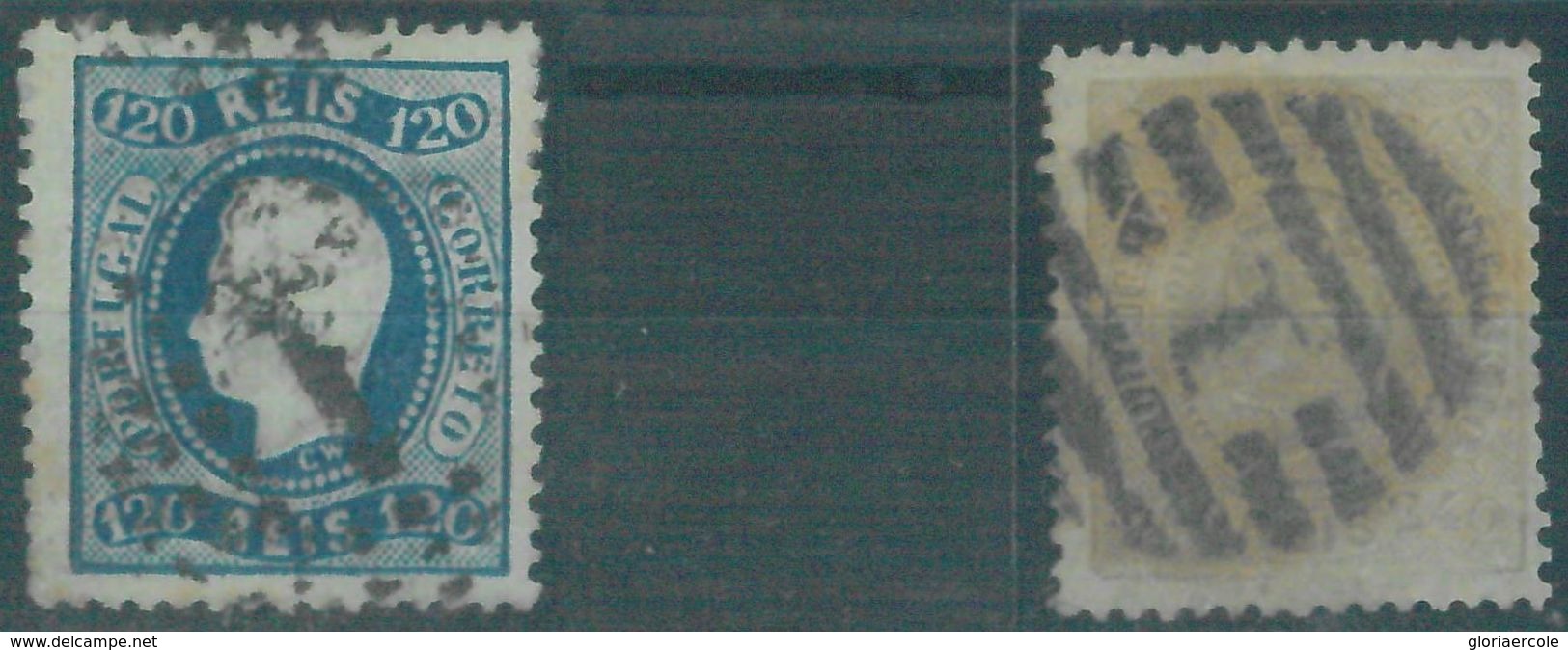 88271 -  PORTUGAL - Early STAMPS - Unificato 26/34 . Very Fine USED --- PERFECT! - Used Stamps