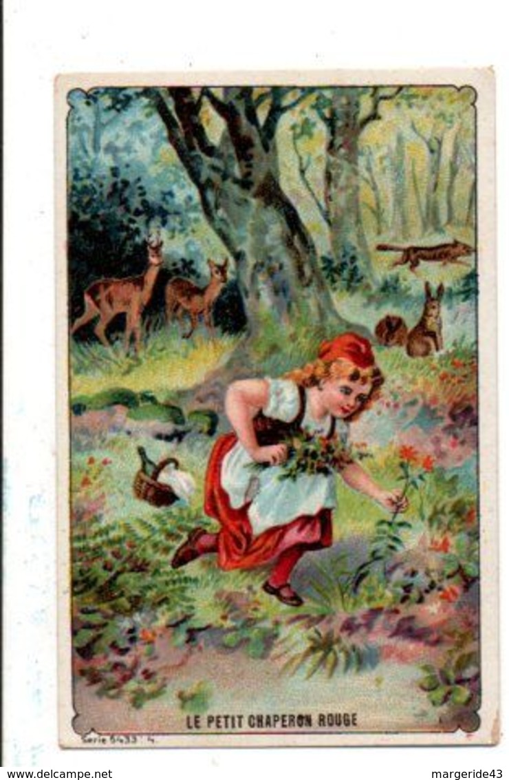 CHROMOS ALCIDE PICARD - CONTE LE PETIT CHAPERON ROUGE - Sonstige & Ohne Zuordnung