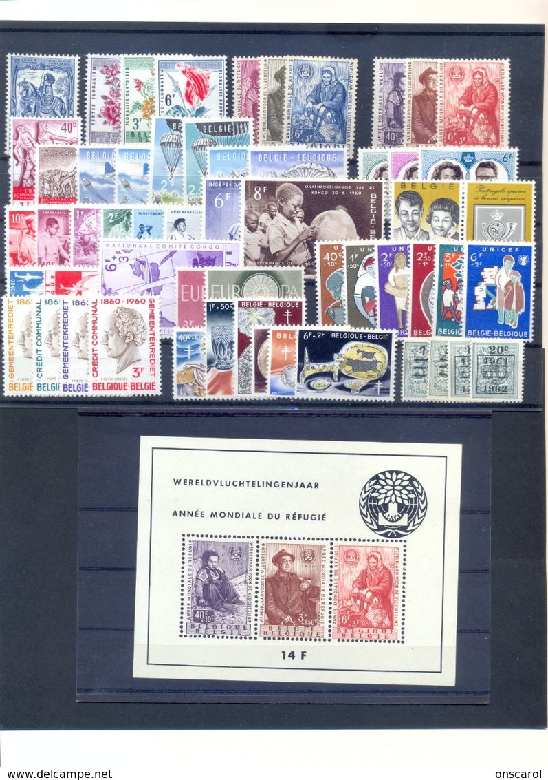 Volledige 1960 Postgaaf ** MNH Prachtig Met Zegels Uit Blok 244 Côte - Annate Complete