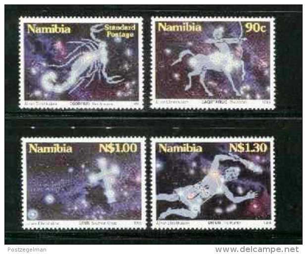 NAMIBIA, 1996, MNH  Stamps, Zodiac Stars, Michel 819-822, #13227 - Namibia (1990- ...)