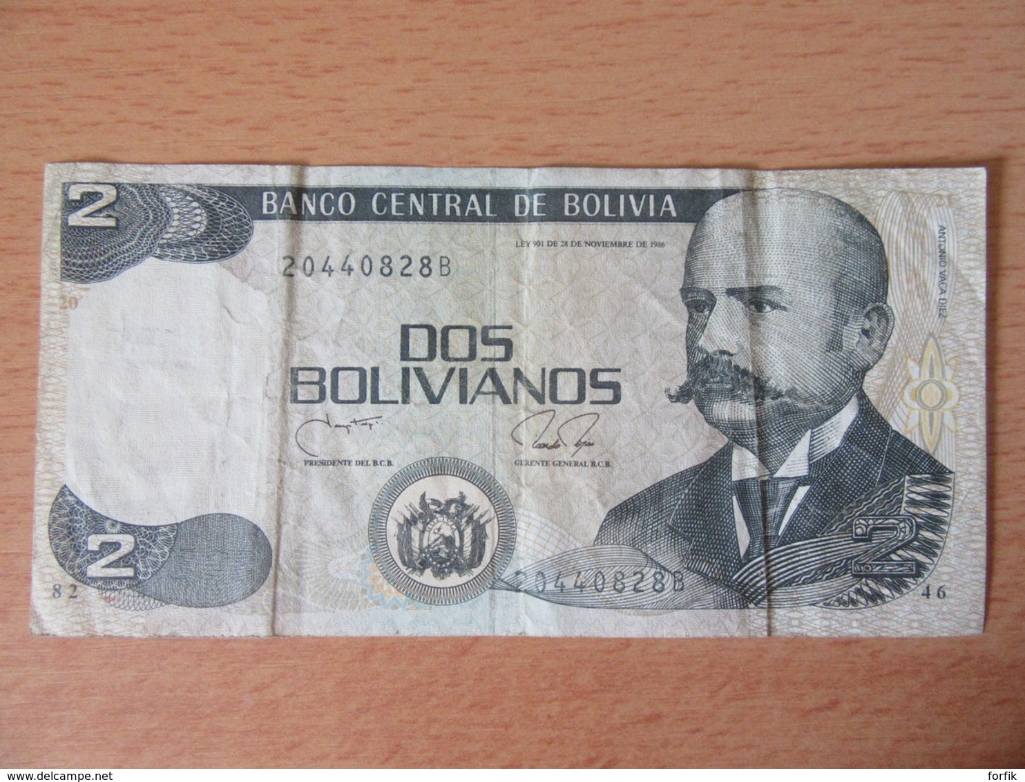 Bolivie / Bolivia - Billet 2 (Dos) Bolivianos 1986 - Bolivia
