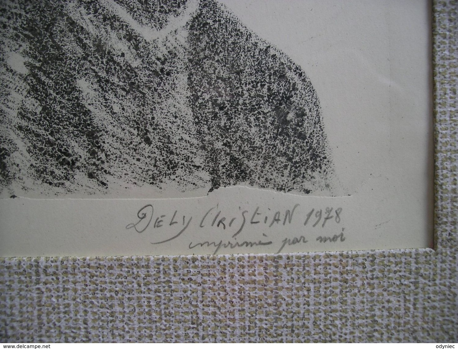 BELGIUM Christian Desire Dely (1931-1986) Lithography 1978 - Litografia