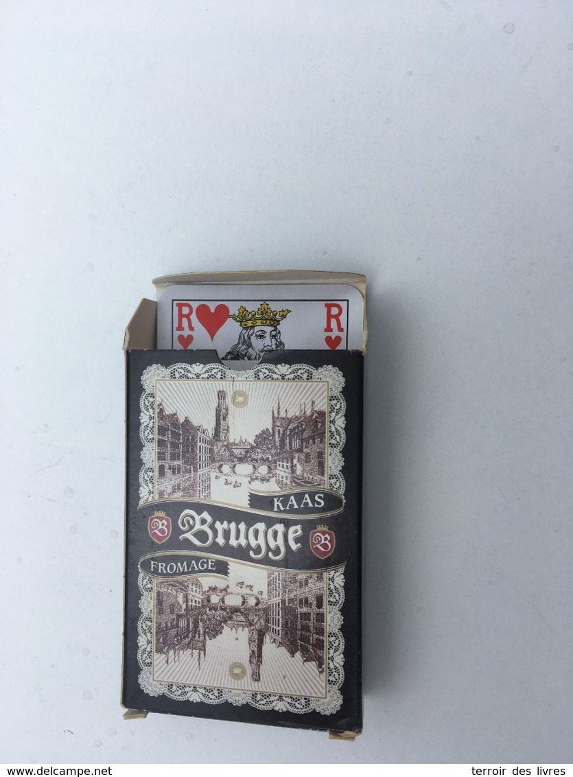 DECK 54 PLAYING CARDS BRUGGE KAAS CHEESE CARTAMUNDI COMMERCIAL JEU CARTES JOUER ADVERTISING - 54 Kaarten