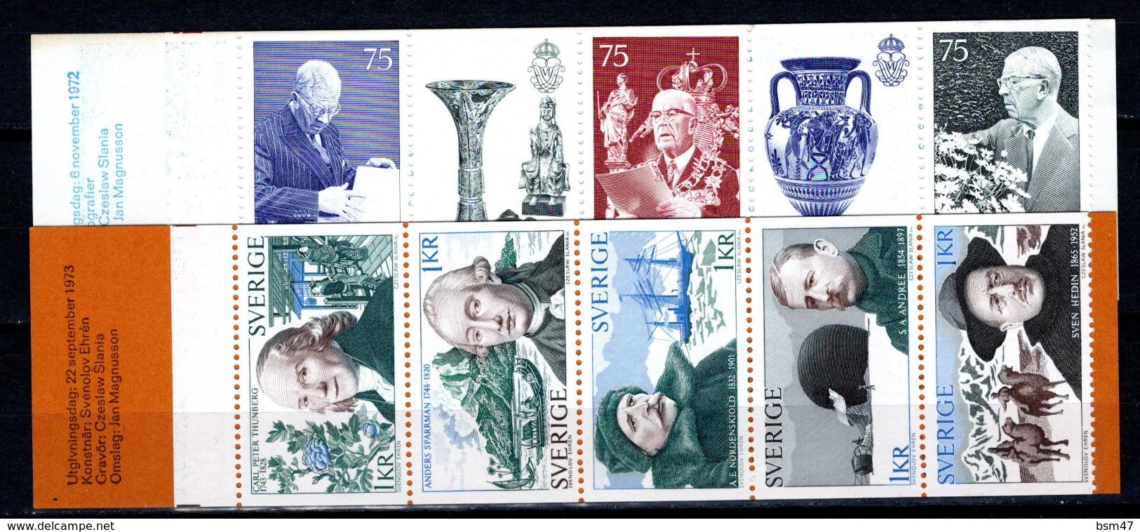 Zweden: 1972-1973 - Verschillende Boekjes Postfris / Various Booklets MNH - 1951-80