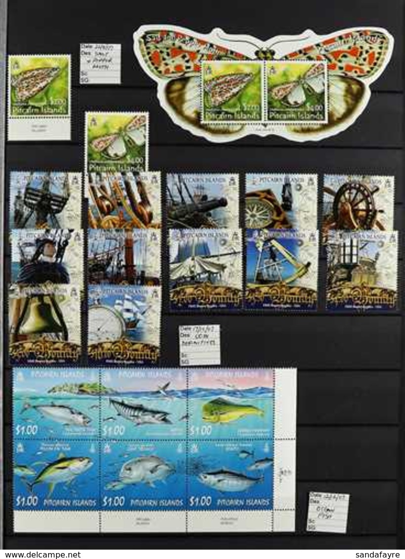 1995-2012 COMPLETE NEVER HINGED MINT COLLECTION  A Most Attractive & Valuable, ALL DIFFERENT Collection Of Sets & Miniat - Pitcairn Islands