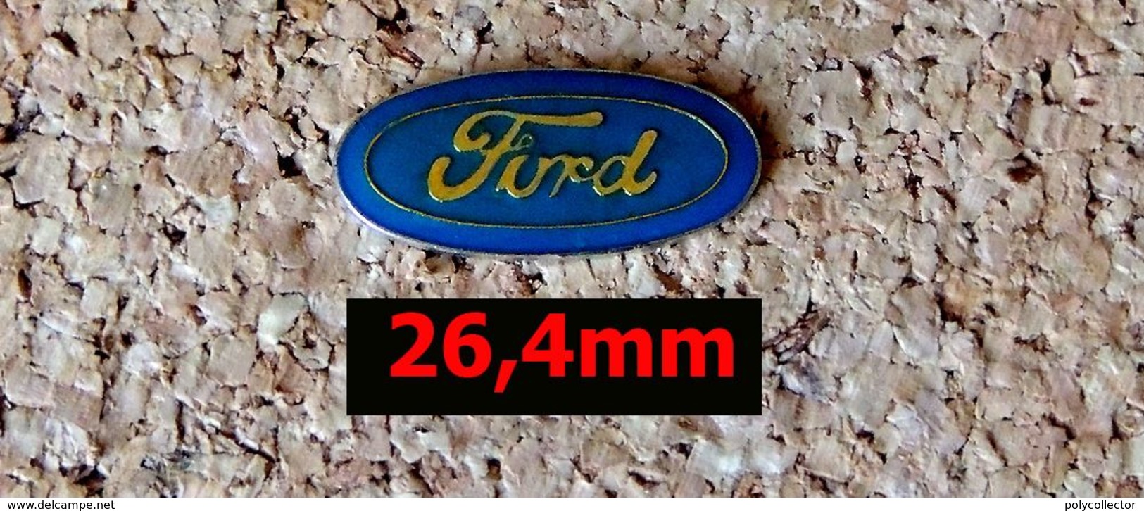 Pin's Ford Logo - Verni époxy - Fabricant Inconnu - Otros & Sin Clasificación