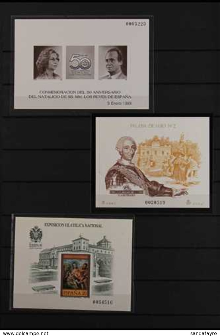 1975-98 OFFICIAL PROOFS  All Different Group Of Imperforate Proofs, Similar In Format To A Miniature Sheet, Often Issued - Other & Unclassified