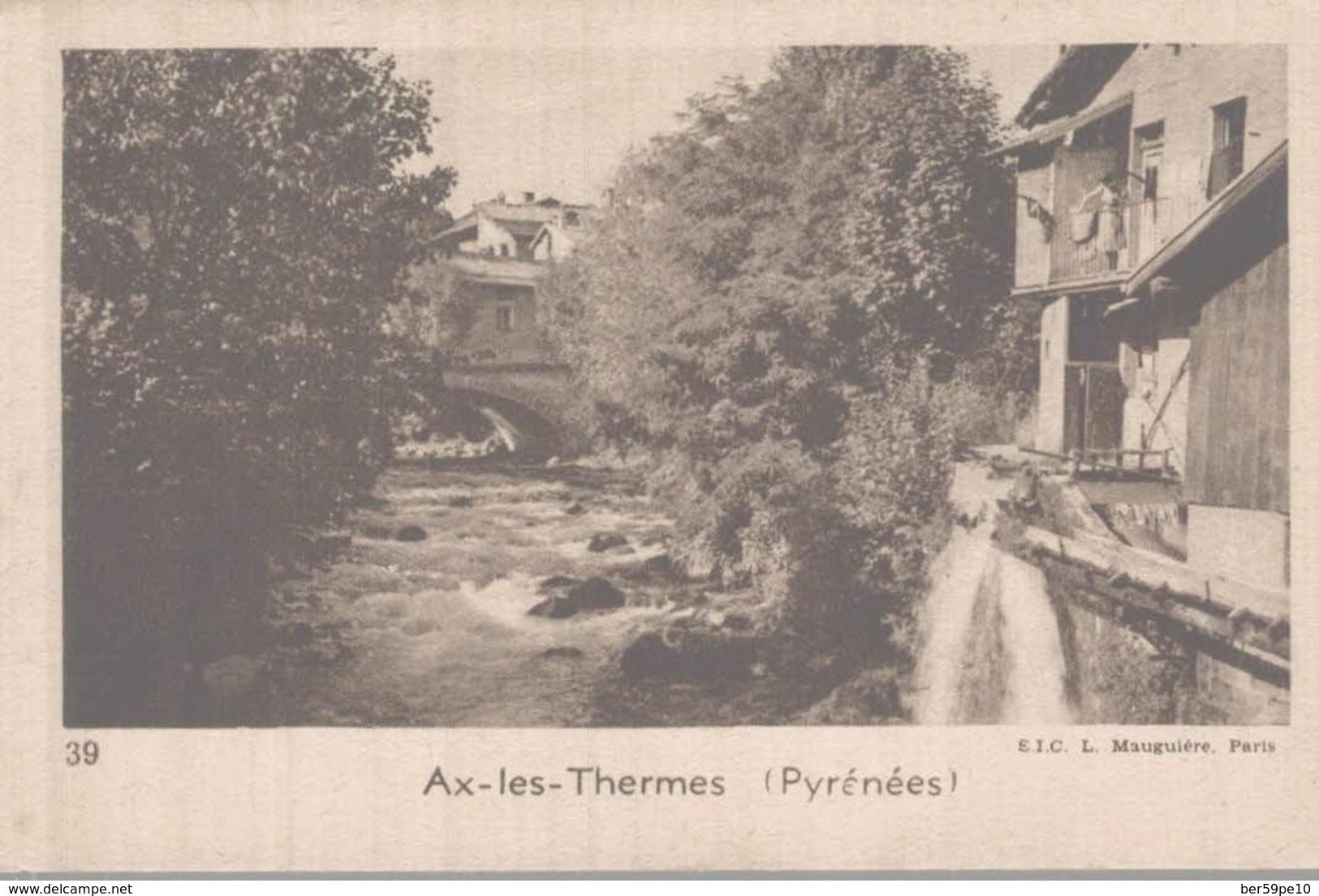 CHROMO LA QUINTONINE  AX-LES-THERMES  PYRENEES - Autres & Non Classés