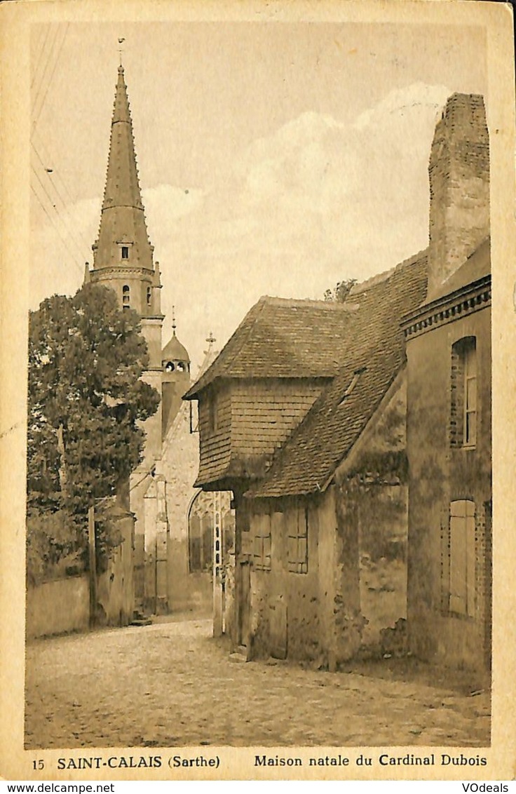 029 608 - CPA - France (72) Sarthe - Saint Calais - Maison Natale Du Cardinal Dubois - Saint Calais