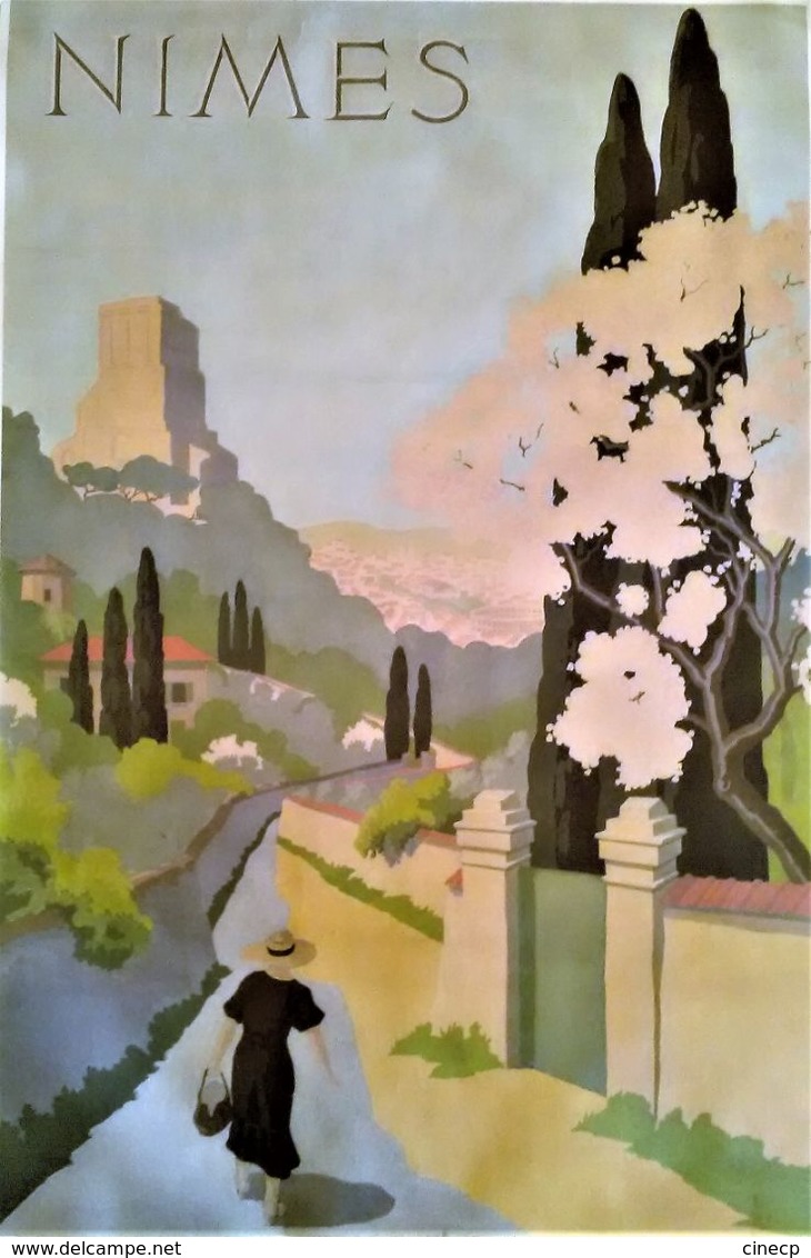 BELLE AFFICHE NÎMES De A. Petit, éditée Par L'Office Du Tourisme De Nîmes, Retirage D'une Affiche De 1934 - Afiches