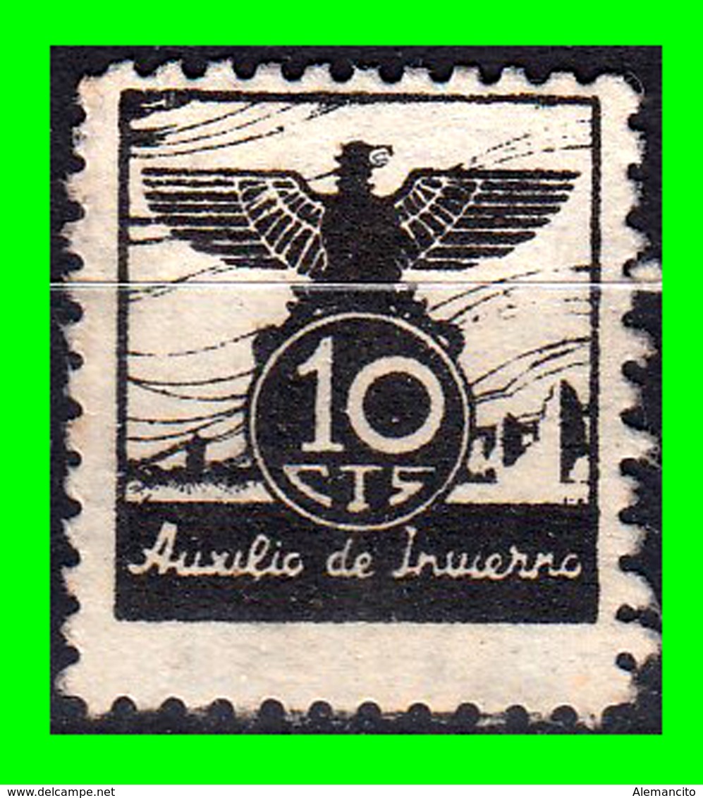 10 CENTIMOS AUXILIO DE INVIERNO ESPAÑA AÑO 1937 - Tasse Di Guerra