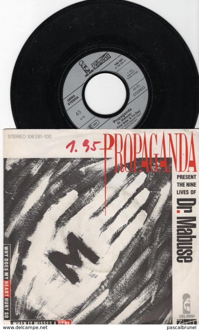 PROPAGANDA - DR MABUSE - Disco, Pop