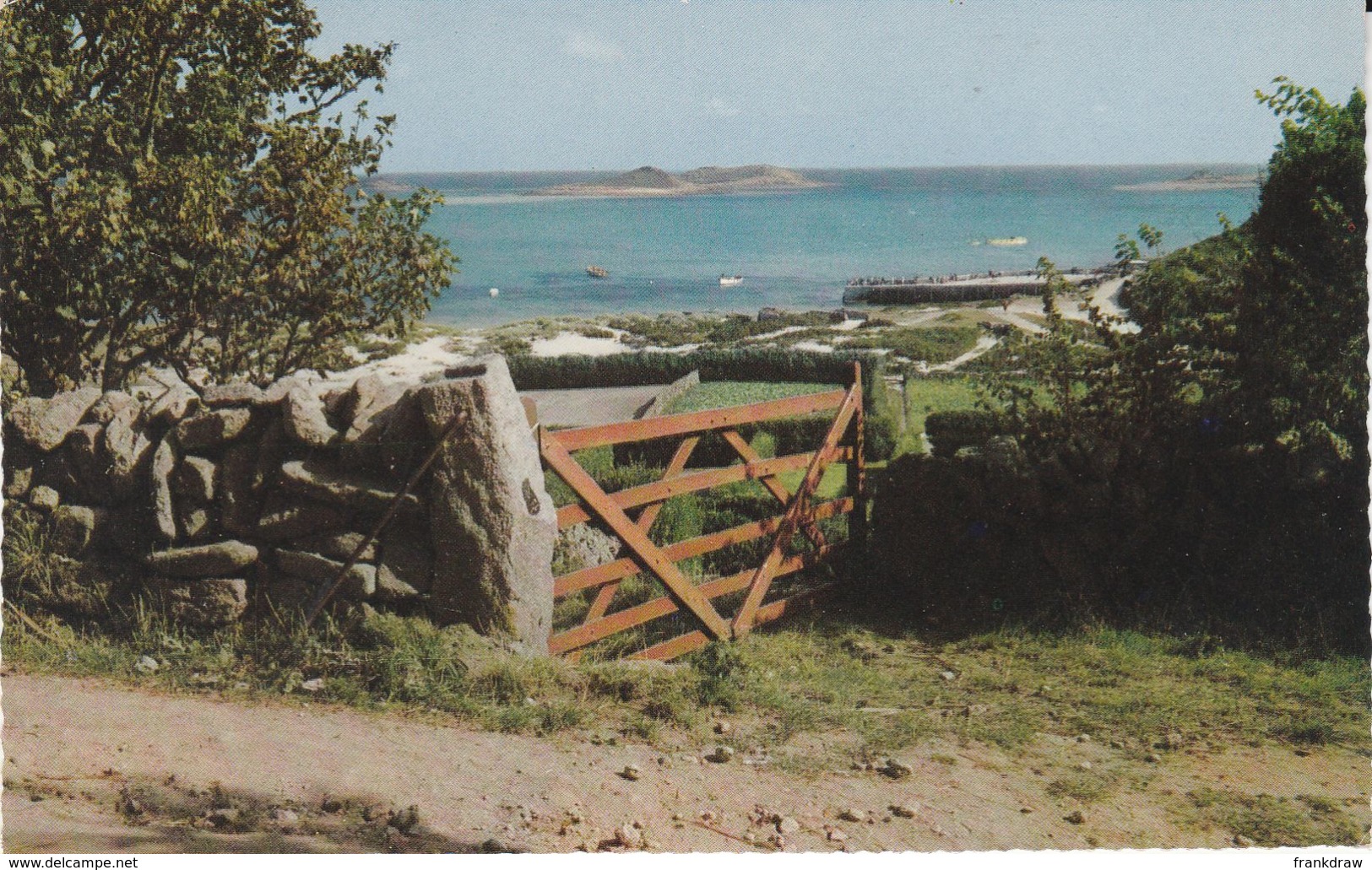 Postcard - View From Higher Town, St. Martin's Scilly Card No.988 Posted 23rdJune 1964 Very Good - Scilly Isles