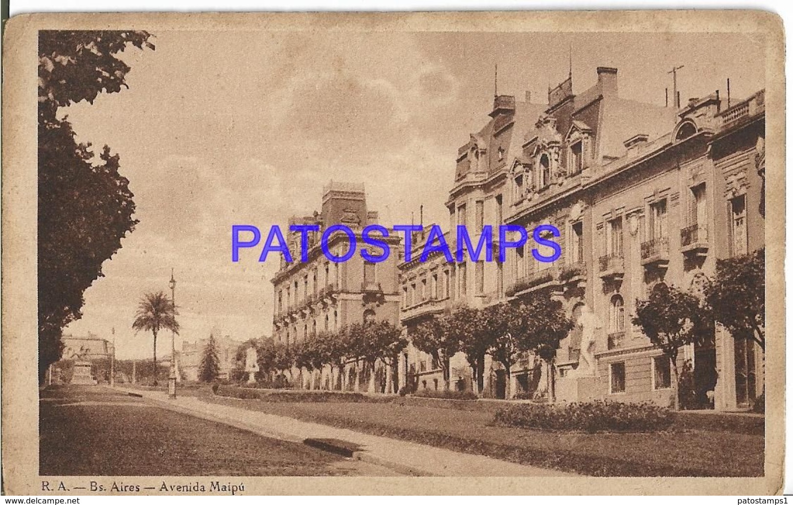 137802 ARGENTINA BUENOS AIRES AVENIDA MAIPU POSTAL POSTCARD - Argentina