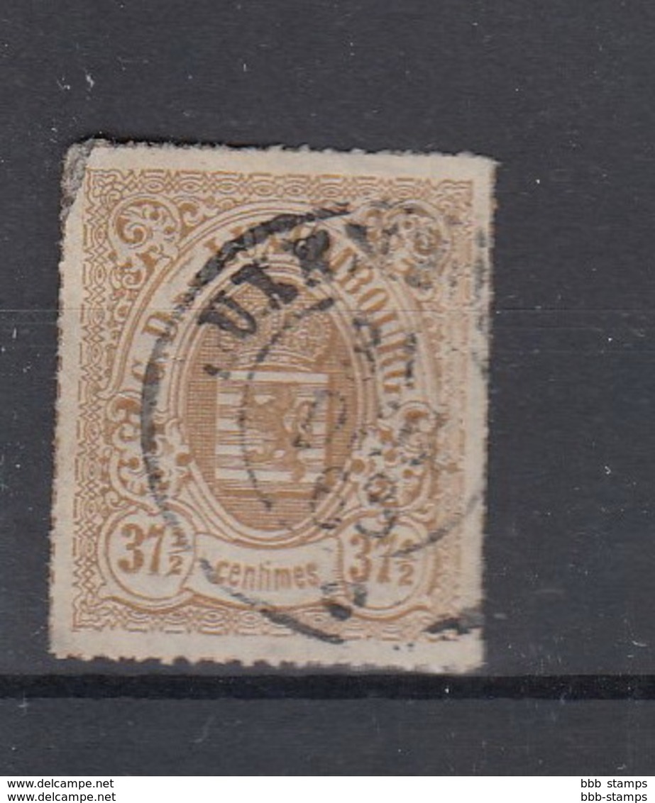 Luxemburg Michel Cat.No. Used 22 Signed - 1859-1880 Armoiries
