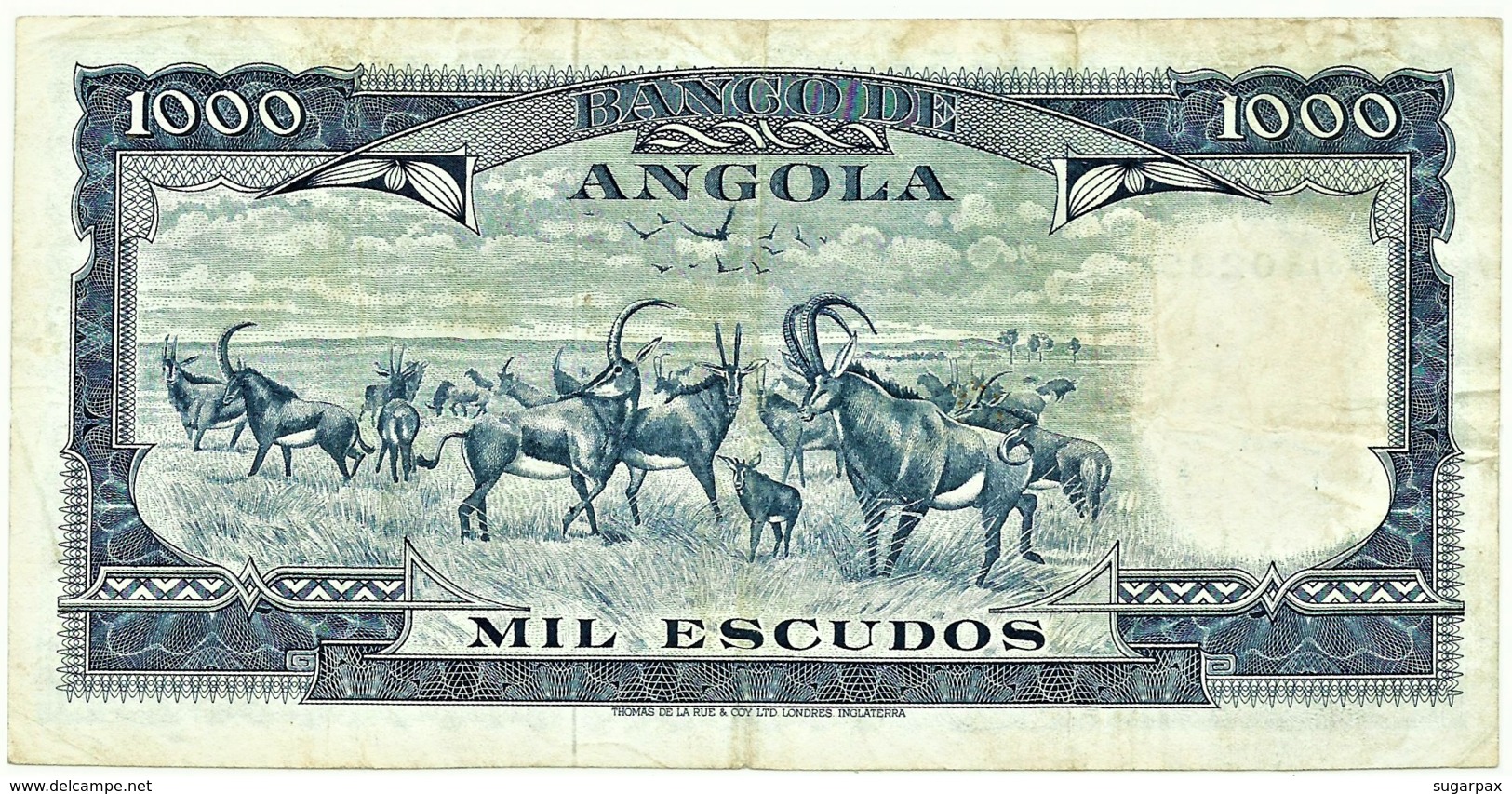 Angola - 1000 Escudos - 10.06.1970 - Pick 98 - Série 73 RR - Américo Tomás - PORTUGAL 1 000 - Angola