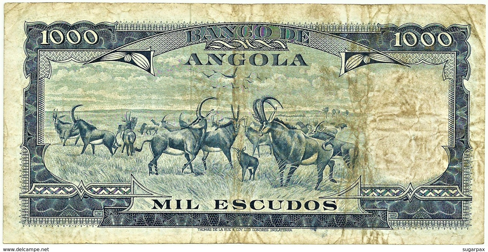 Angola - 1000 Escudos - 10.06.1970 - Pick 98 - Série P5 Nl - Américo Tomás - PORTUGAL 1 000 - Angola