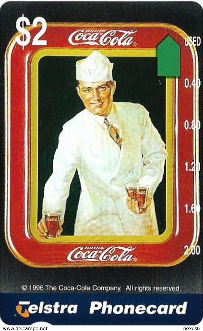 Australia - Telstra (Anritsu) - 1996 Coca Cola Complimentary - M443 - Chef 3/20 - 09.1996, 2$, 2.000ex, Mint - Australia