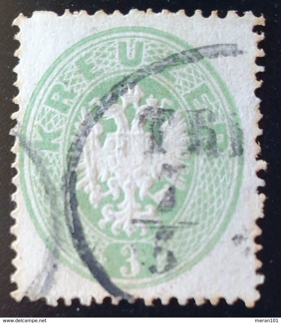 Kaiserreich 1863, 3 Kreuzer Mi 25, TRI::: - Used Stamps