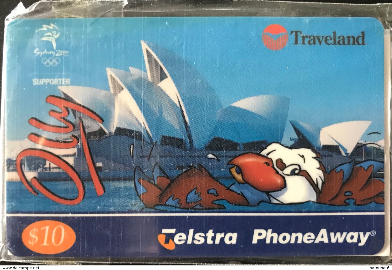 AUSTRALIE  -  Phonecard  -  TELSTRA  -  TRAVELAND  -  Swimming Olly  -  03/2002  (neuve) - Australia