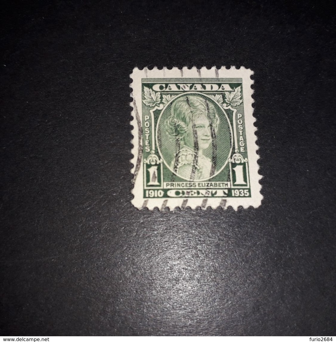 FO09 CANADA REGNO DI GEORGE V 1 CENT. "O" - Used Stamps