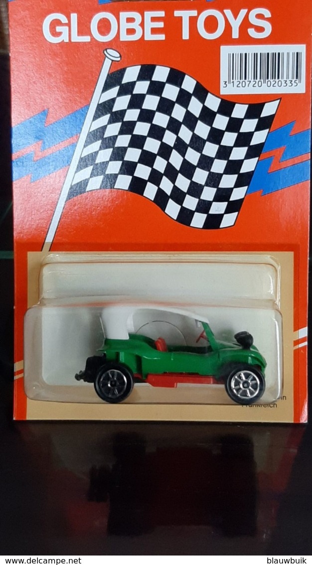 Majorette / Globe Toys 123 Dune Buggy Groen / Wit Rossignol 1/60 O - Majorette