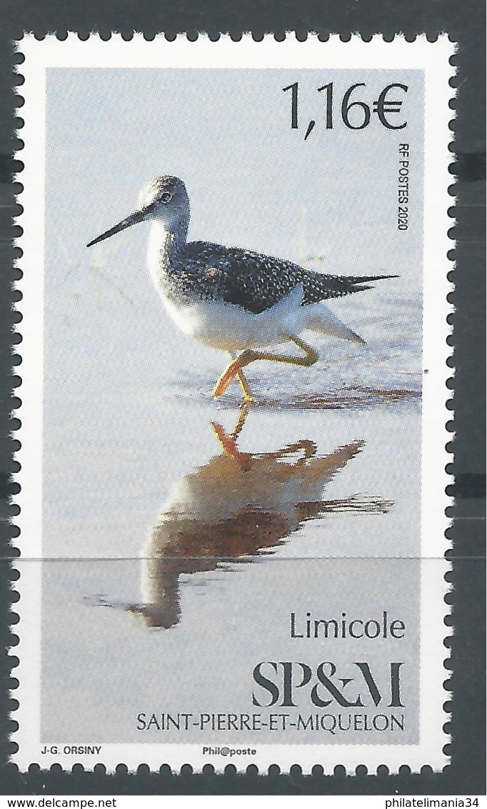 SPM 2020 - Le Limicole - Unused Stamps