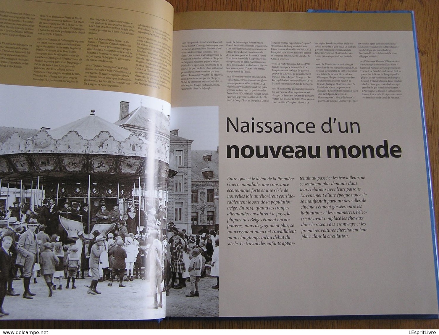 HEURS ET MALHEURS La Vie Quotidienne Des Belges Au 20 ème Siècle Régionalisme Histoire Belgique Chronologie Guerre Crise - Bélgica