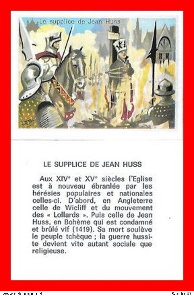 CHROMOS. Histoire. Le Supplice De Jean HUSS...L159 - Artis Historia