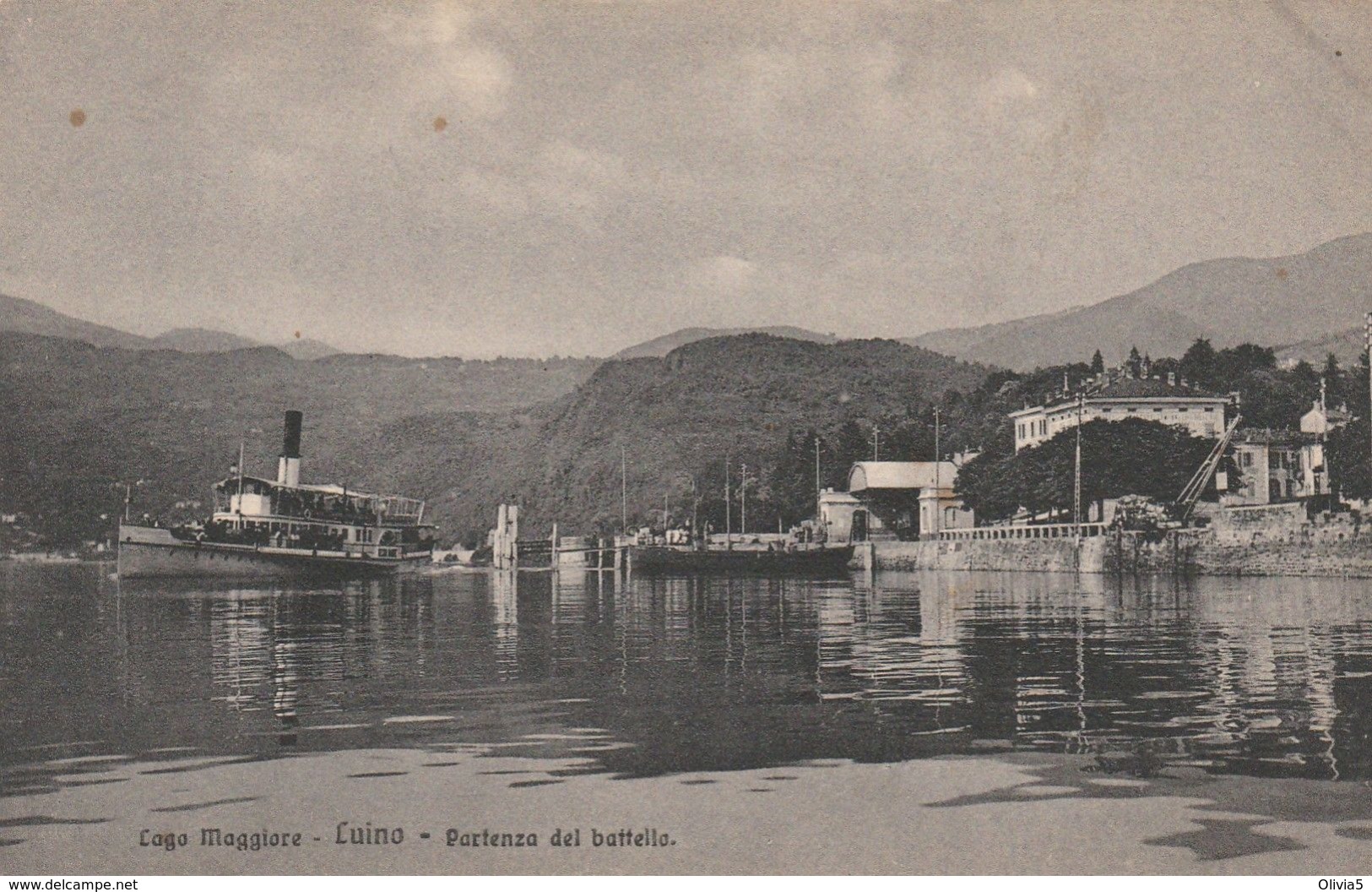 LAGO MAGGIORE - LUINO - PARTENZA DEL BATTELLO - Luino