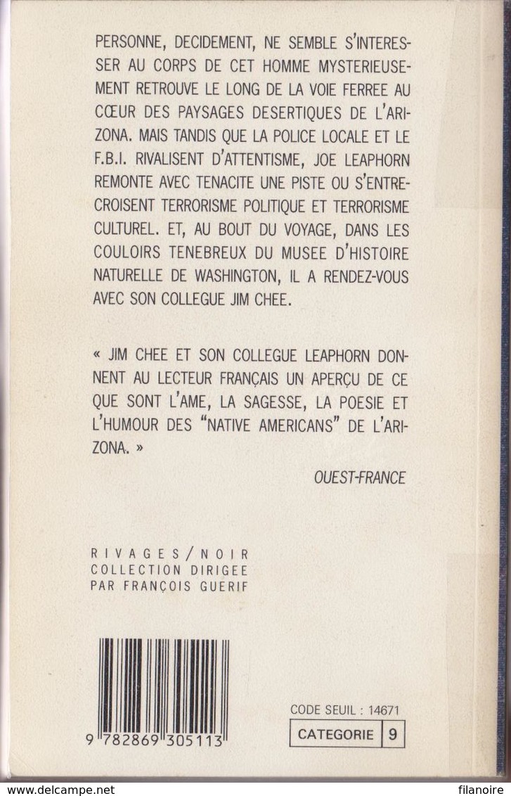 Tony HILLERMAN Dieu Qui Parle Rivages Noirs N°122 (1995) - Rivage Noir