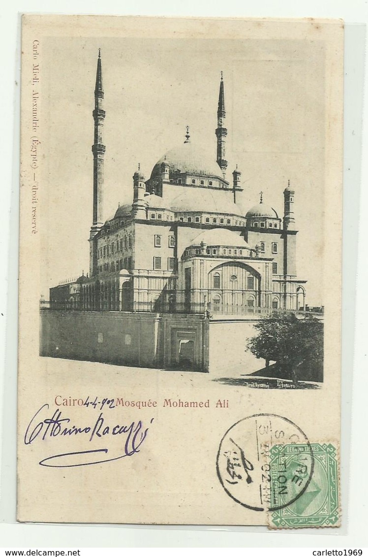 CAIRO - MOSQUEE MOHAMED ALI 1902 - VIAGGIATA   FP - Cairo