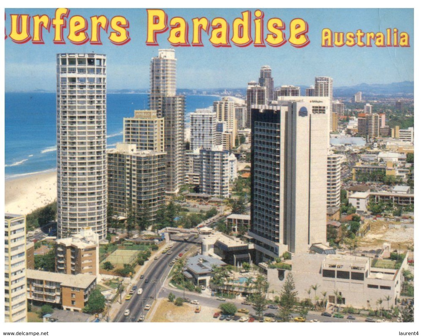 (D 8) Australia - QLD - Surfrs Paradise (hotel) With Stamp Cancel 1989 - Gold Coast