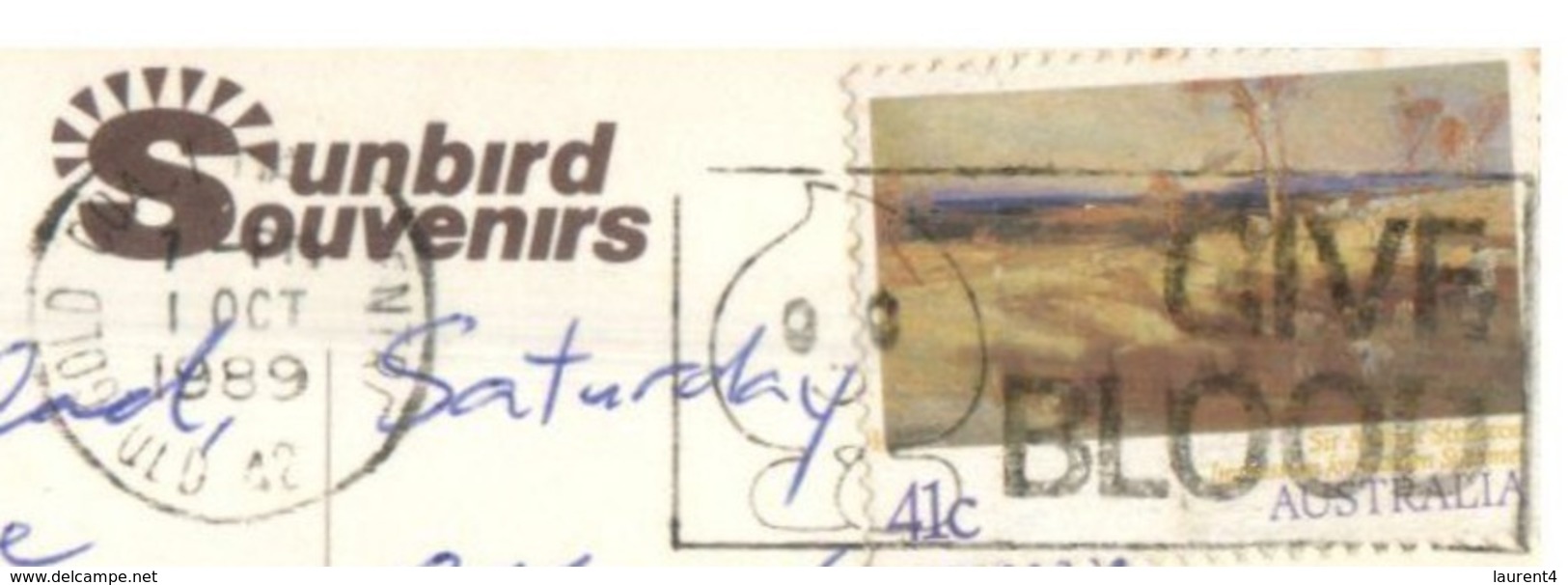(D 8) Australia - QLD - Surfrs Paradise (hotel) With Stamp Cancel 1989 - Gold Coast