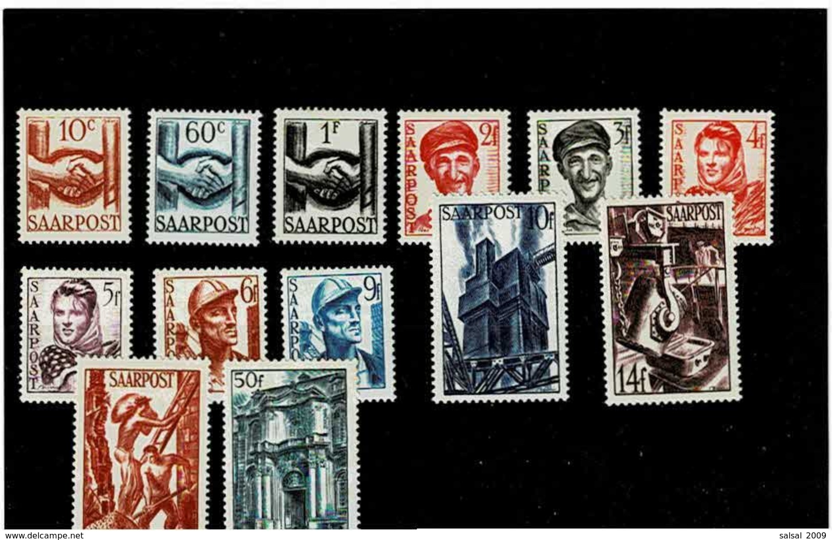 SAAR(SARRE) ,serie Completa Nuova MNH ,qualita Buona - Sonstige & Ohne Zuordnung