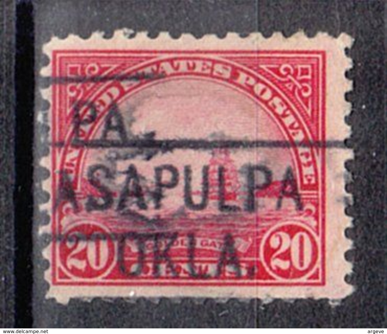 USA Precancel Vorausentwertung Preo, Locals Oklahoma, Salpulpa 567-455 - Precancels